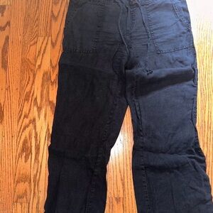 LONDONJEAN Black Straight Leg Pants